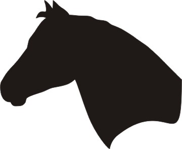 360x295 Horse Head Outline Free Download Clip Art