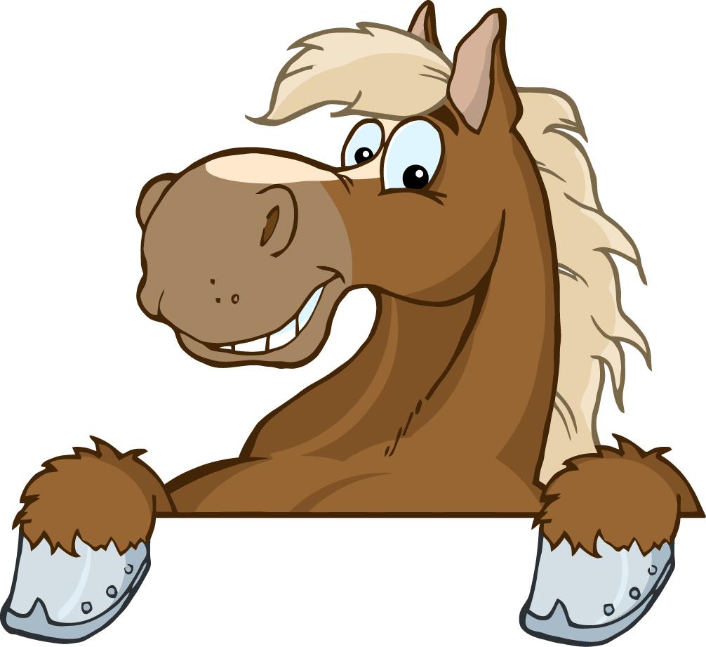 1006x921 Cartoon Horse Head Clipart