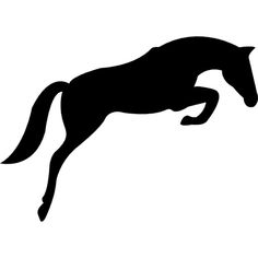 236x236 Horse Decal Horse Jumping Wall Sticker, Large Decal 36 Inches X