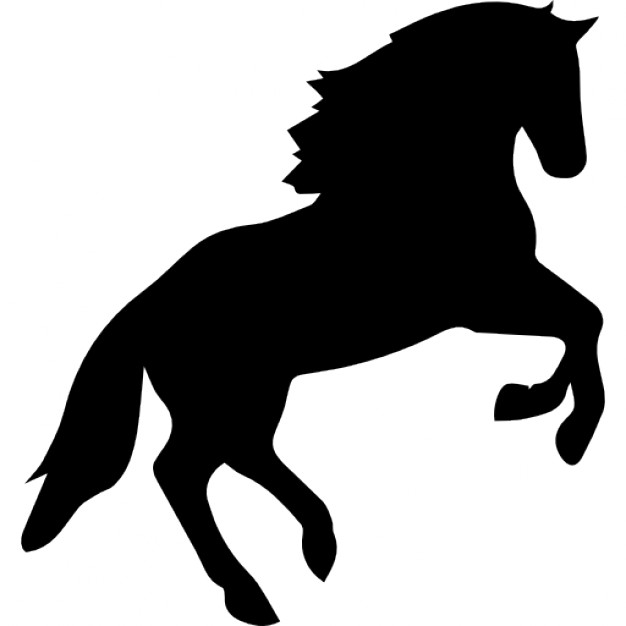 626x626 Horse Jump Silhouette Images Fonts Silhouette
