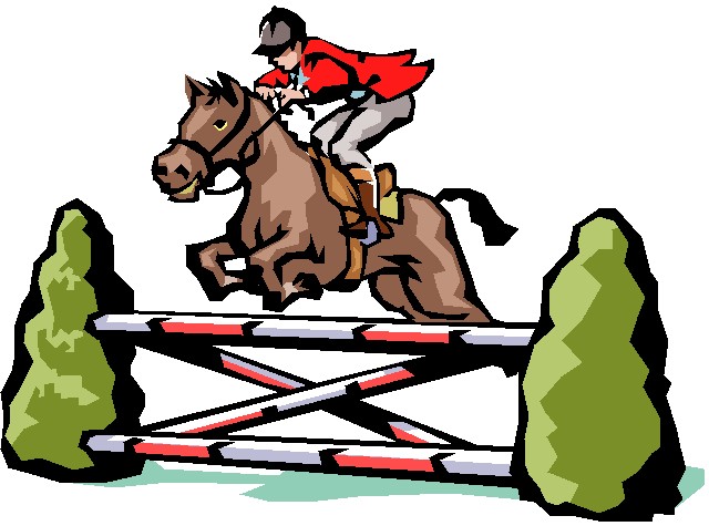 640x475 Free Horse Jumping Clipart