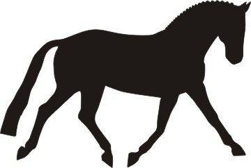 360x242 Free Dressage Silhouette Clip Art