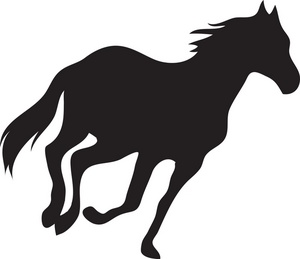 300x259 Horse Silhouette Clip Art Many Interesting Cliparts