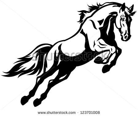 450x378 Vector Horses Silhouettes Pack. Hq Detailed Silhouettes Of Horses