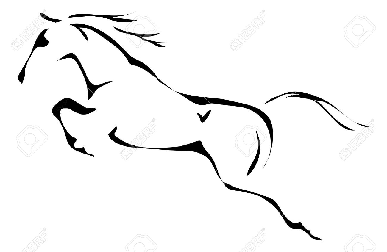 Horse Outline | Free download on ClipArtMag