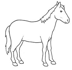 236x230 Free Horse Clip Art Image Outline Drawing Of A Horse Coloring