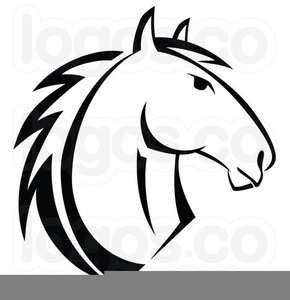290x300 Horse Head Outline Clipart Free Images