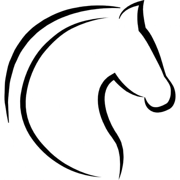 626x626 Horse Outline Vectors, Photos And Psd Files Free Download