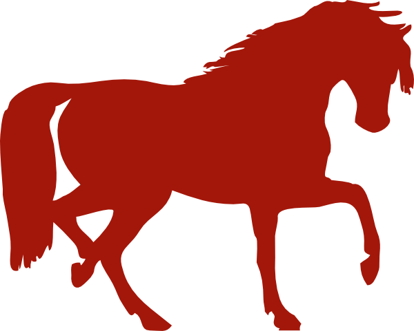 600x481 Red Horse Clip Art