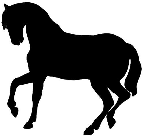 500x472 Best Horse Silhouette Ideas Horse Stencil