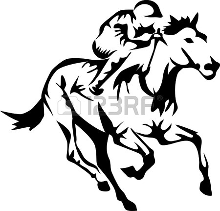 Horse Racing Clipart