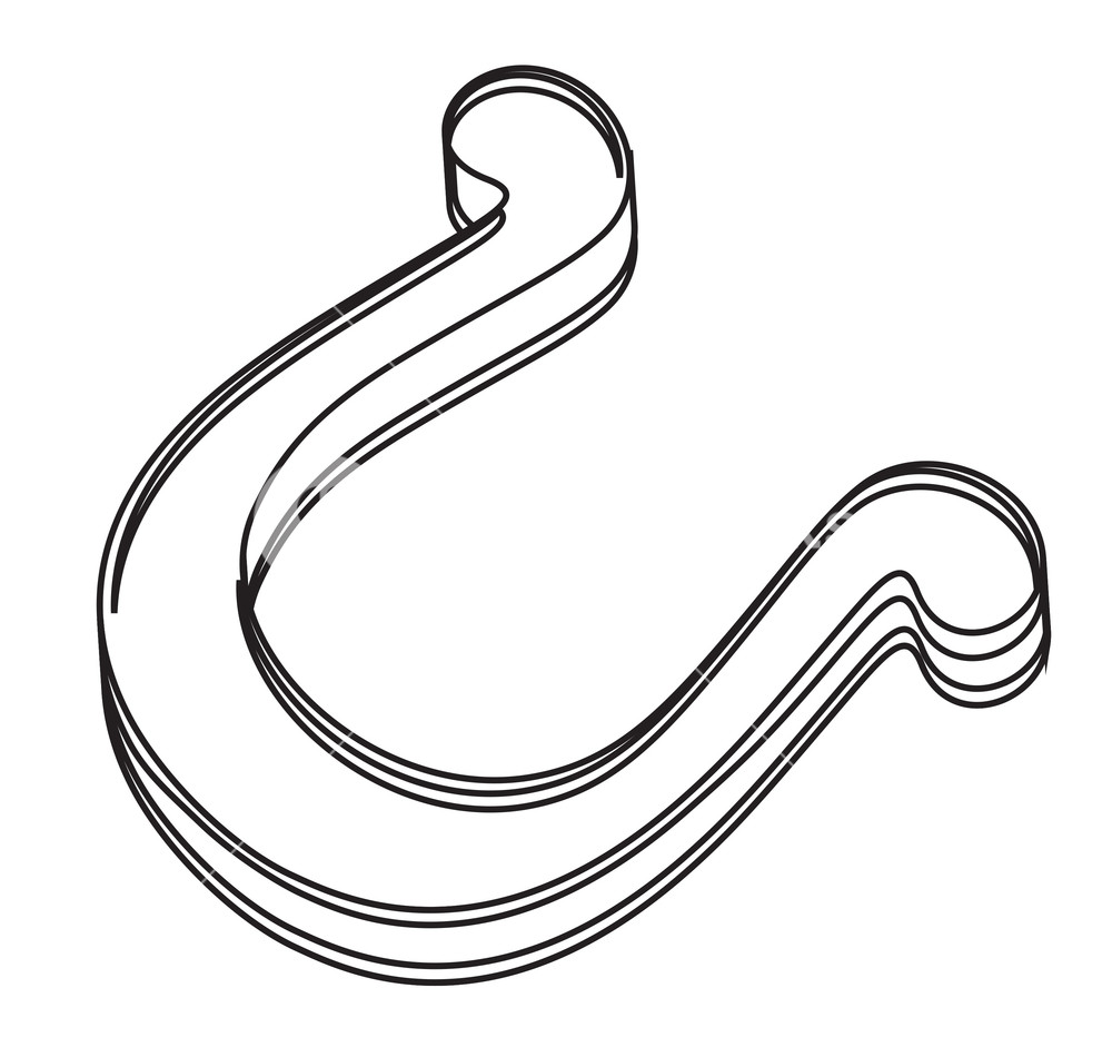 1000x950 Horseshoe Drawing Royalty Free Stock Image