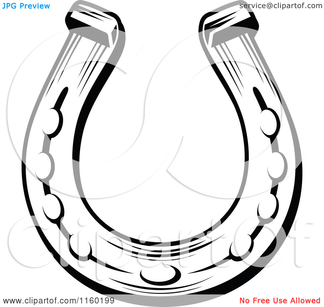 Horse Shoe Drawing Free download on ClipArtMag