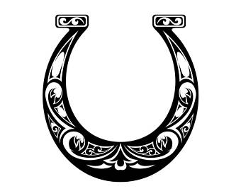 340x270 Printable Horseshoe Etsy