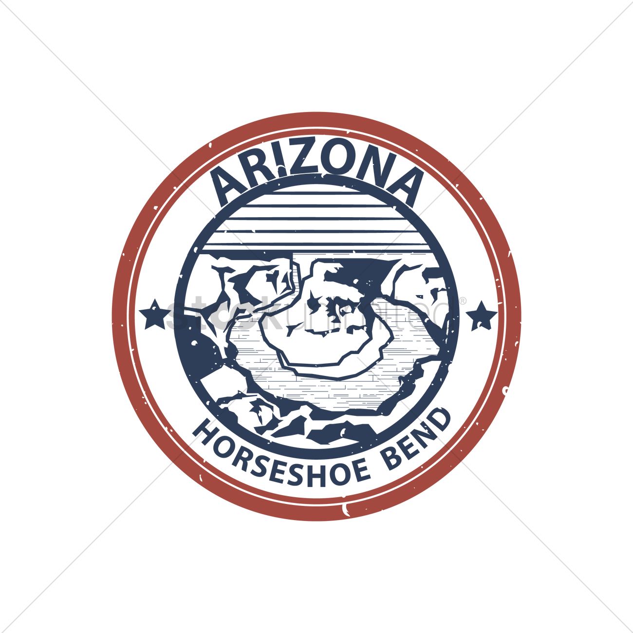 1300x1300 Horseshoe Bend Vector Image