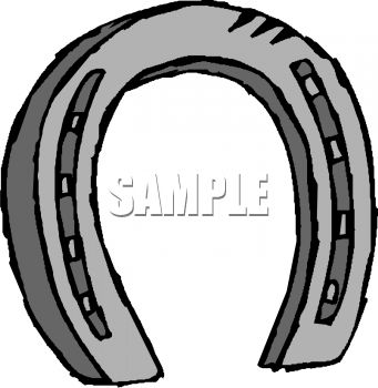 341x350 Royalty Free Clipart Image Horseshoe