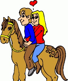 230x272 Horse Riding Clipart Rode