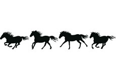 230x159 Horse Border Clipart