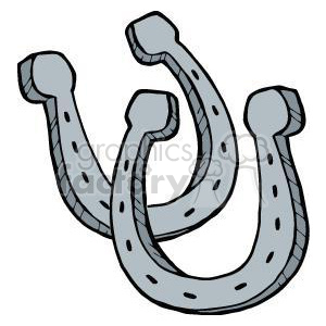 300x300 Royalty Free 3361 Horse Shoes 380828 Vector Clip Art Image