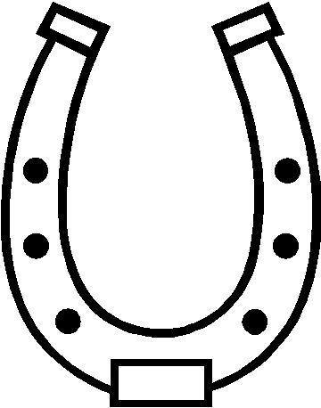 360x458 Horseshoe Clipart Drawn