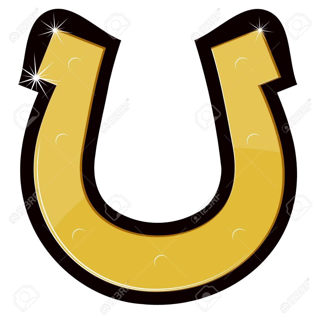 1299x1300 Horseshoe Clipart Golden Horseshoe