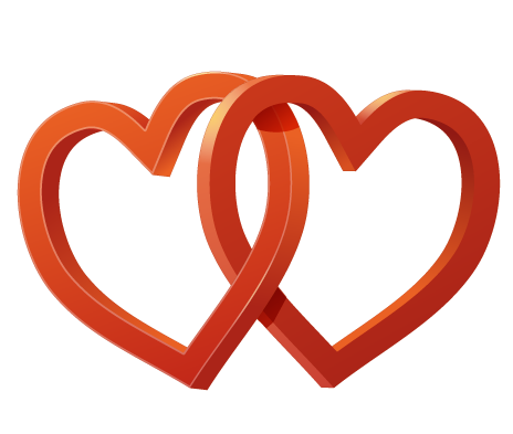 464x393 Horseshoe Clipart Hearts