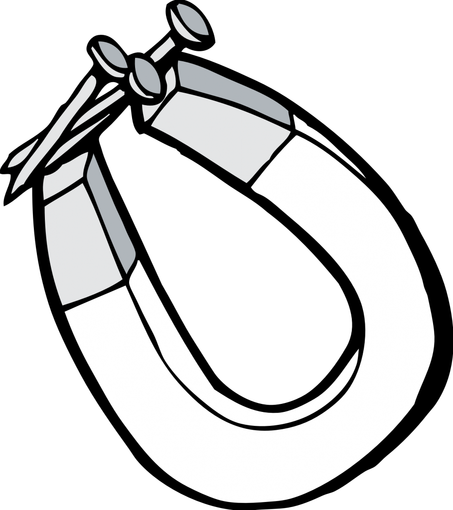 909x1024 Free Coloring Pages Of Free Horseshoe Magnet Clip Art Image