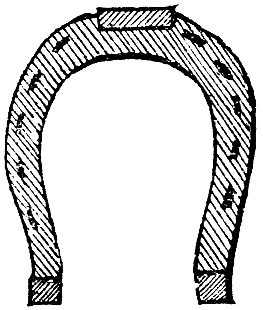 869x1024 Horseshoe Clip Art