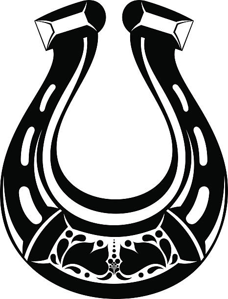 466x612 Horseshoe Clipart Old School