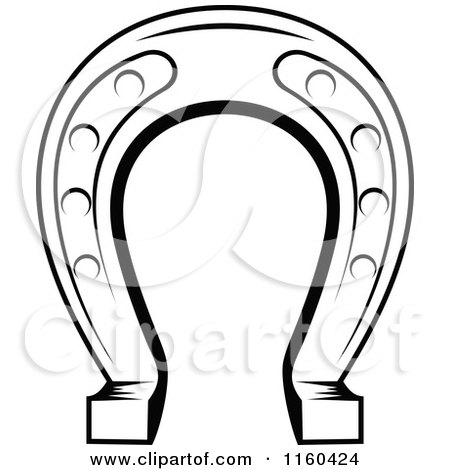 450x470 Horseshoe Clipart Print