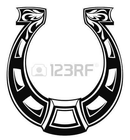 417x450 Horseshoe Royalty Free Cliparts, Vectors, And Stock Illustration