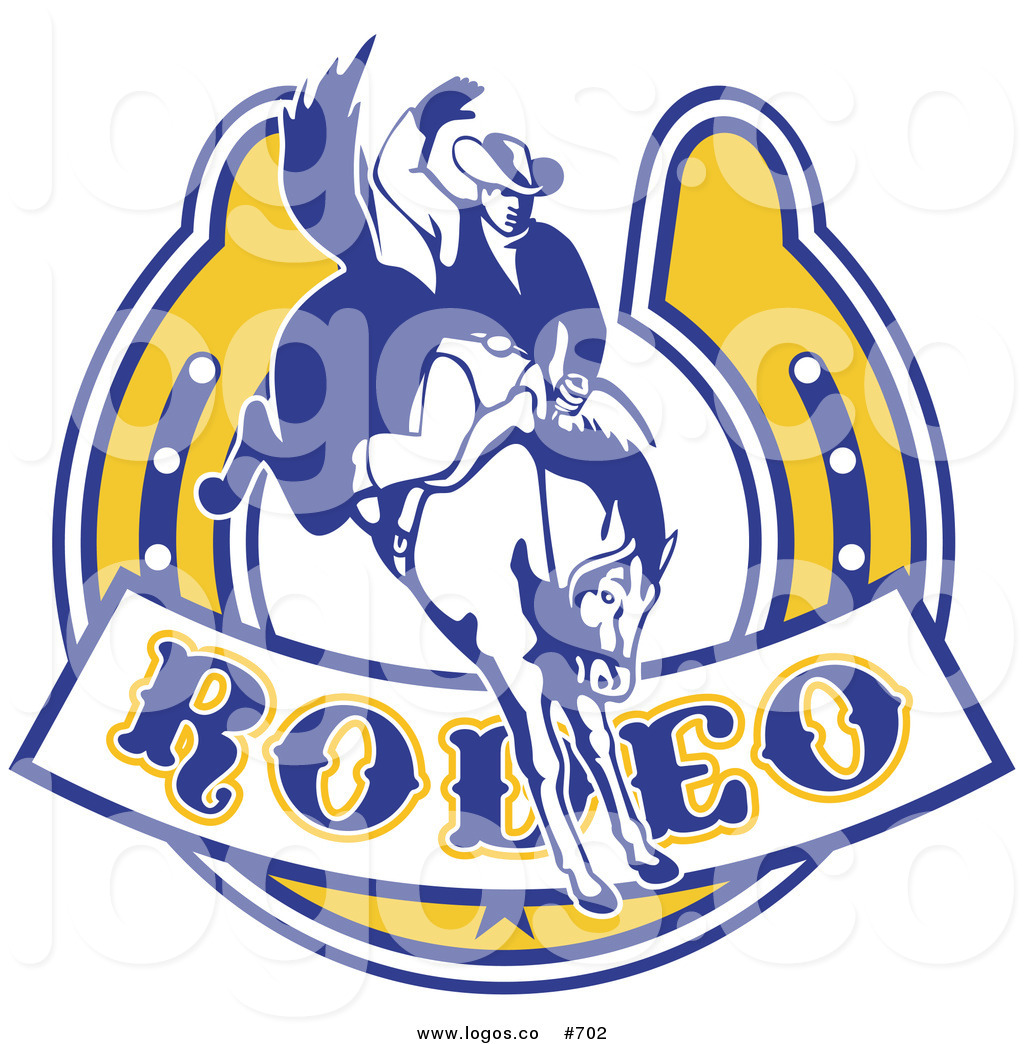 1024x1044 Royalty Free Vector Logo Of A Rodeo Horseshoe By Patrimonio