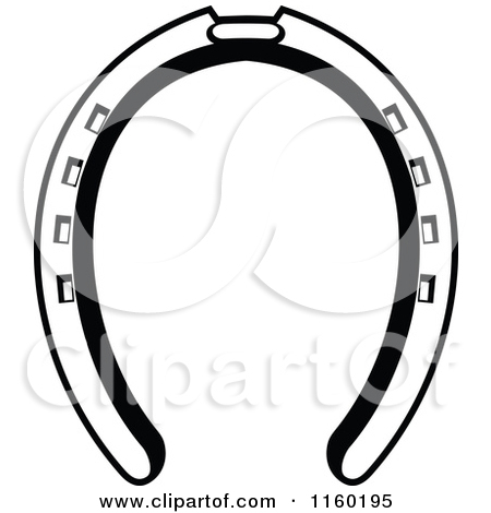 450x470 Horseshoe Black And White Clipart