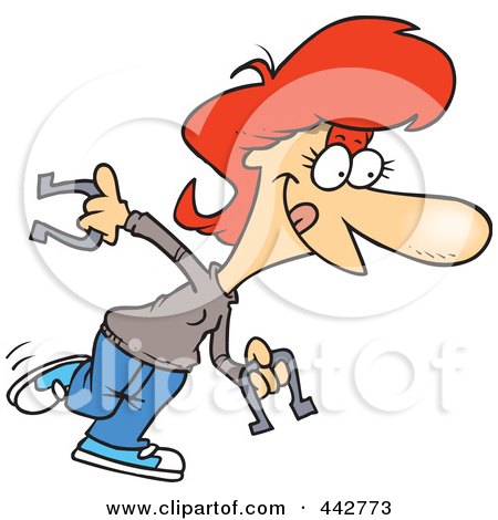450x470 Royalty Free (Rf) Clip Art Illustration Of A Cartoon Man Throwing