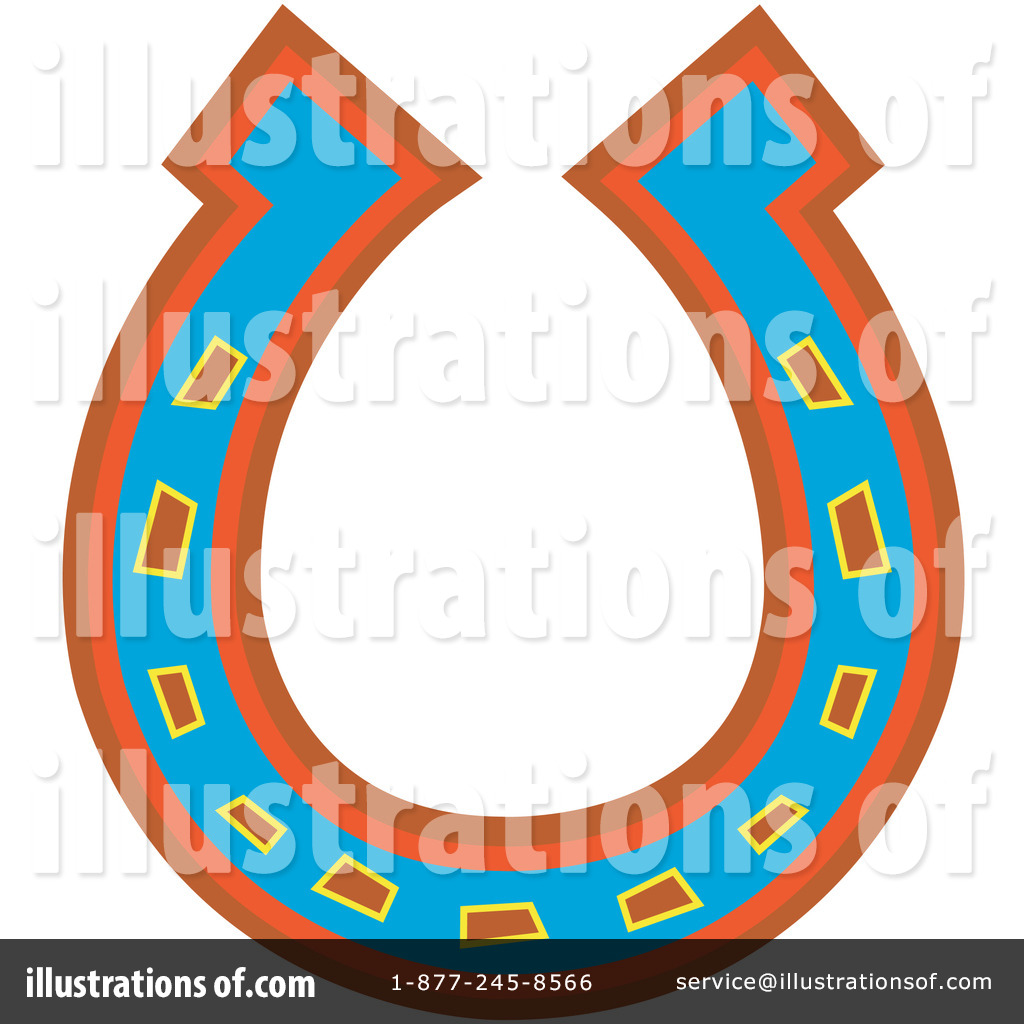 1024x1024 Wild West Clipart Horseshoe