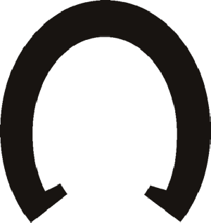 300x318 Horseshoe Free Horse Shoe Clip Art The Graphics Fairy