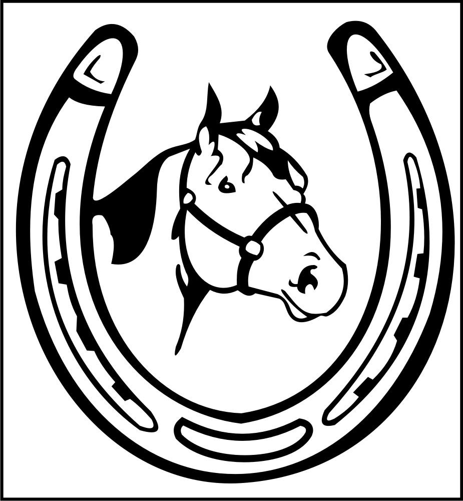 925x1000 Free Horseshoe Clipart Image