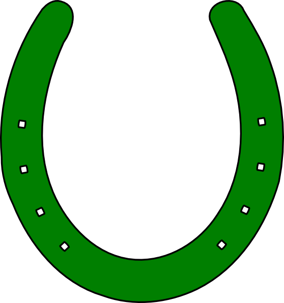 558x595 Free Horseshoe Clip Art