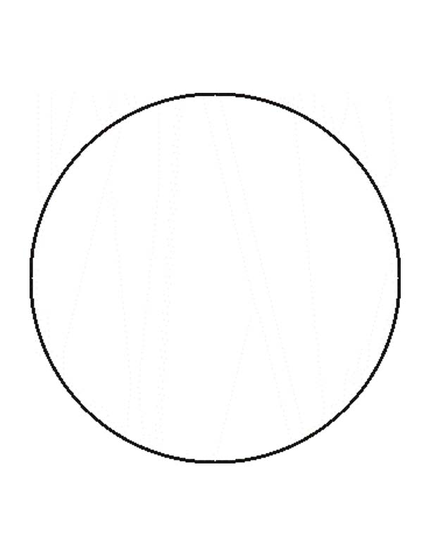 612x792 Free Printable Circle Template Shapes Teaching