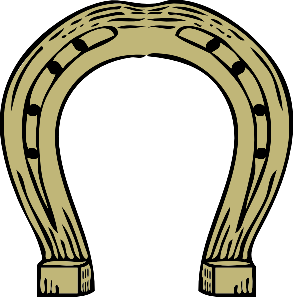 588x596 Horseshoe Clip Art