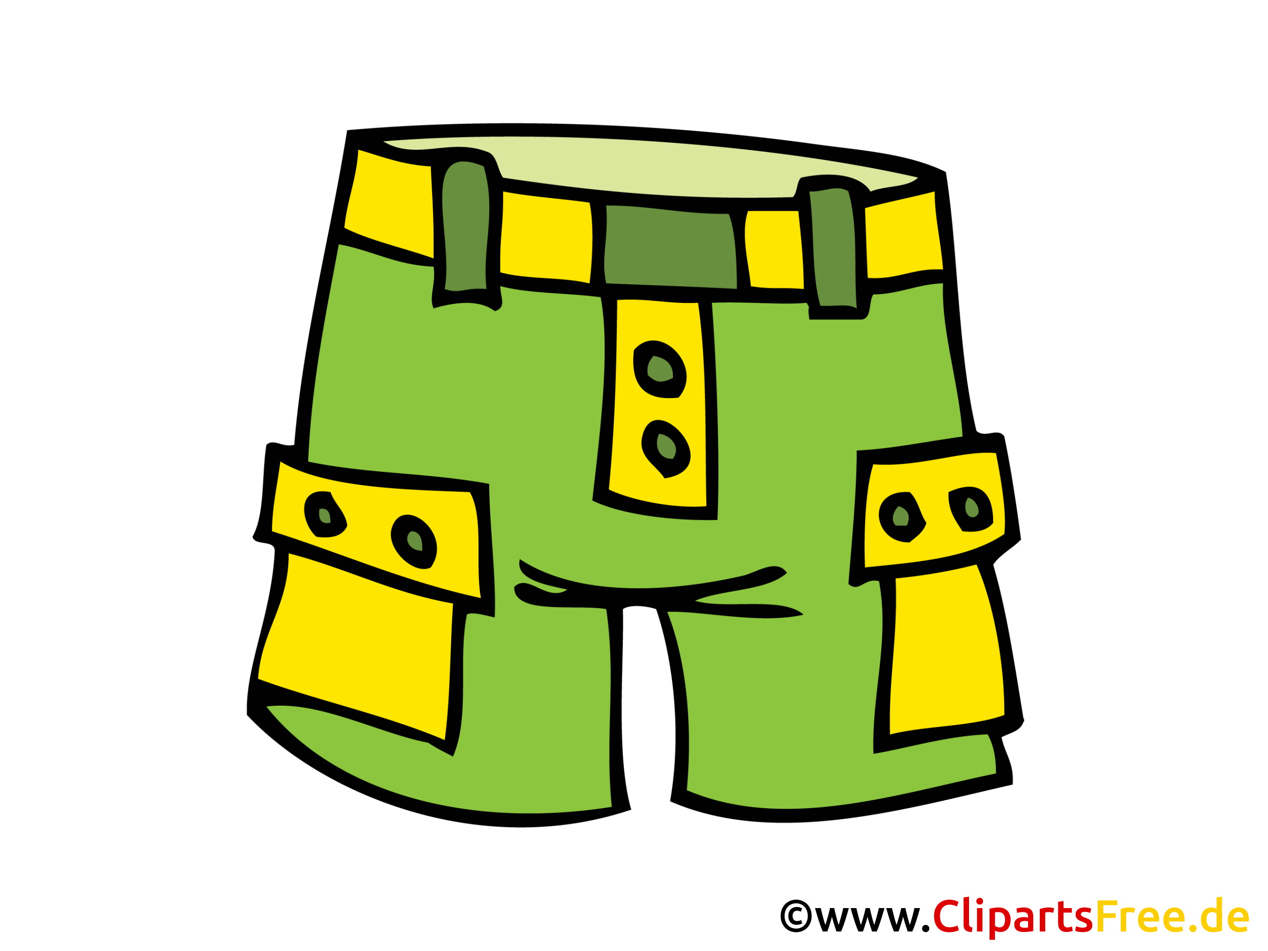 2600x1950 Kurze Hose Clipart