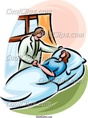 287x383 Patient In Hospital Bed Clip Art