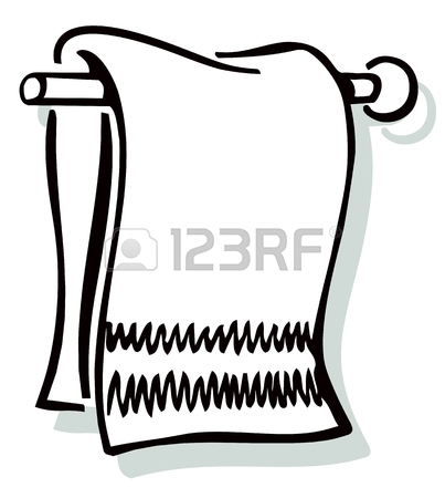 403x450 Towel Clip Art Black And White Cliparts