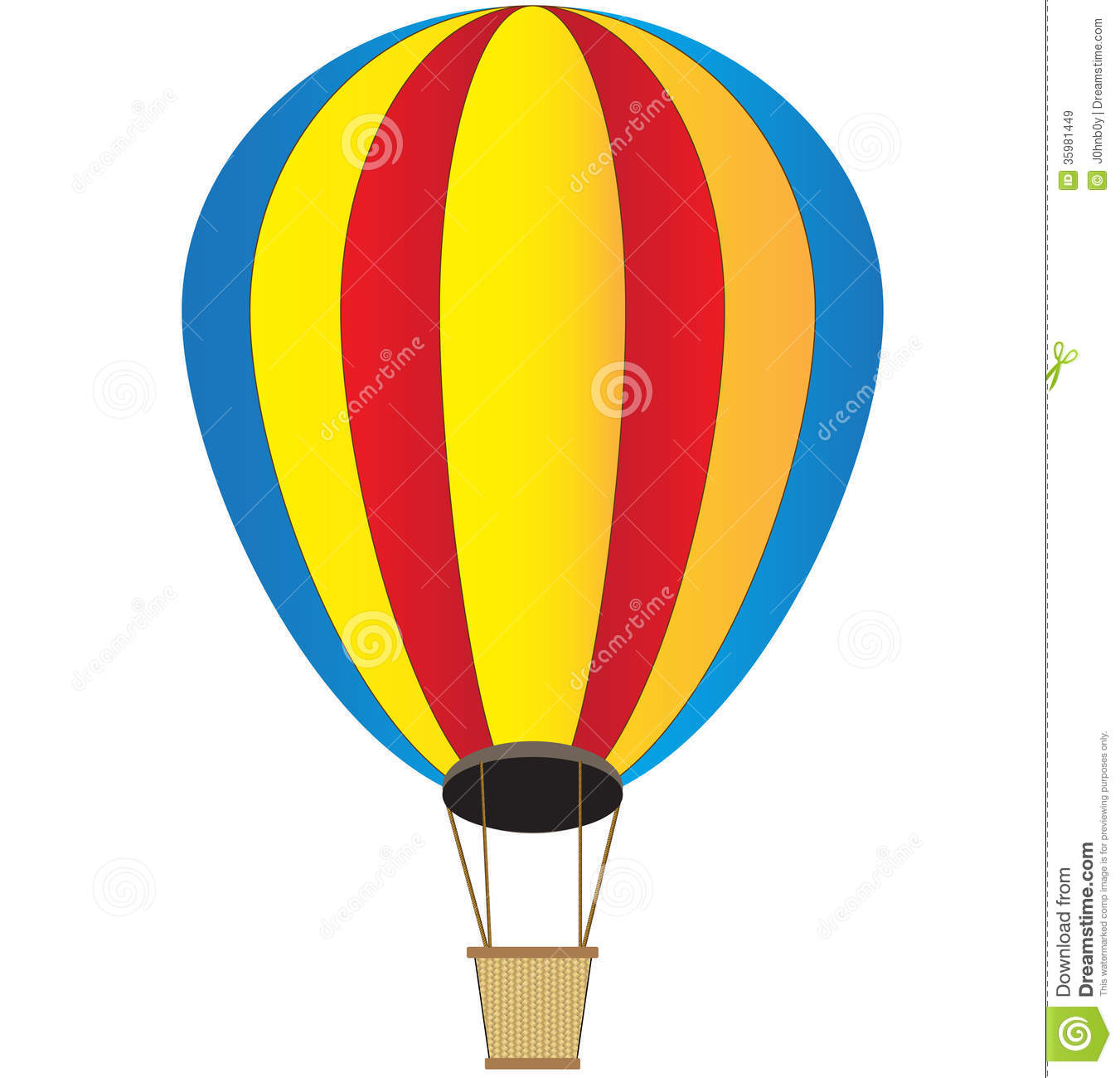 Hot Air Balloon Basket | Free download on ClipArtMag