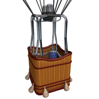400x400 Hot Air Balloon Basket C4d Clipart Panda
