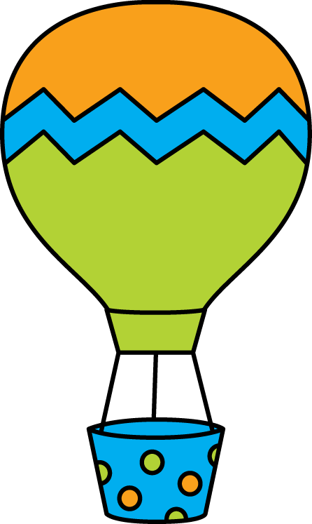 446x747 Cute Hot Air Balloon Clip Art