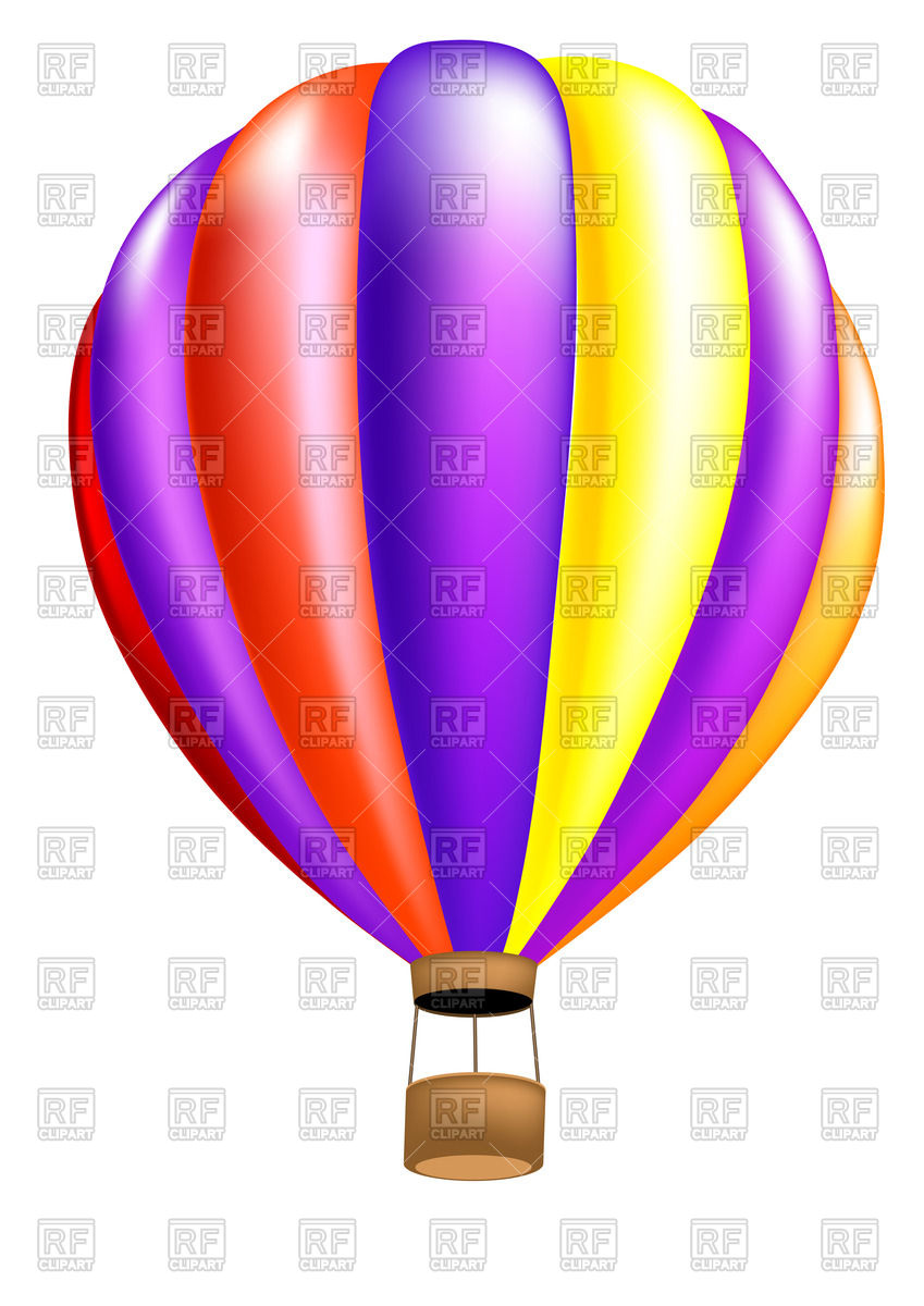 849x1200 Hot Air Balloon Royalty Free Vector Clip Art Image