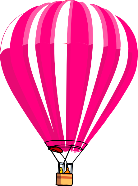 444x599 Larger Clipart Hot Air Balloon
