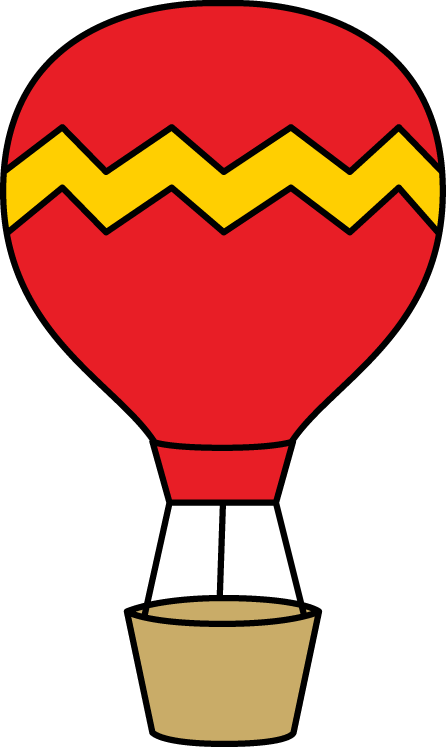 446x747 Red And Yellow Hot Air Balloon Clip Art