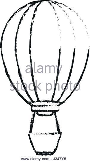 302x540 Hot Air Balloon Drawing Stock Photos Amp Hot Air Balloon Drawing